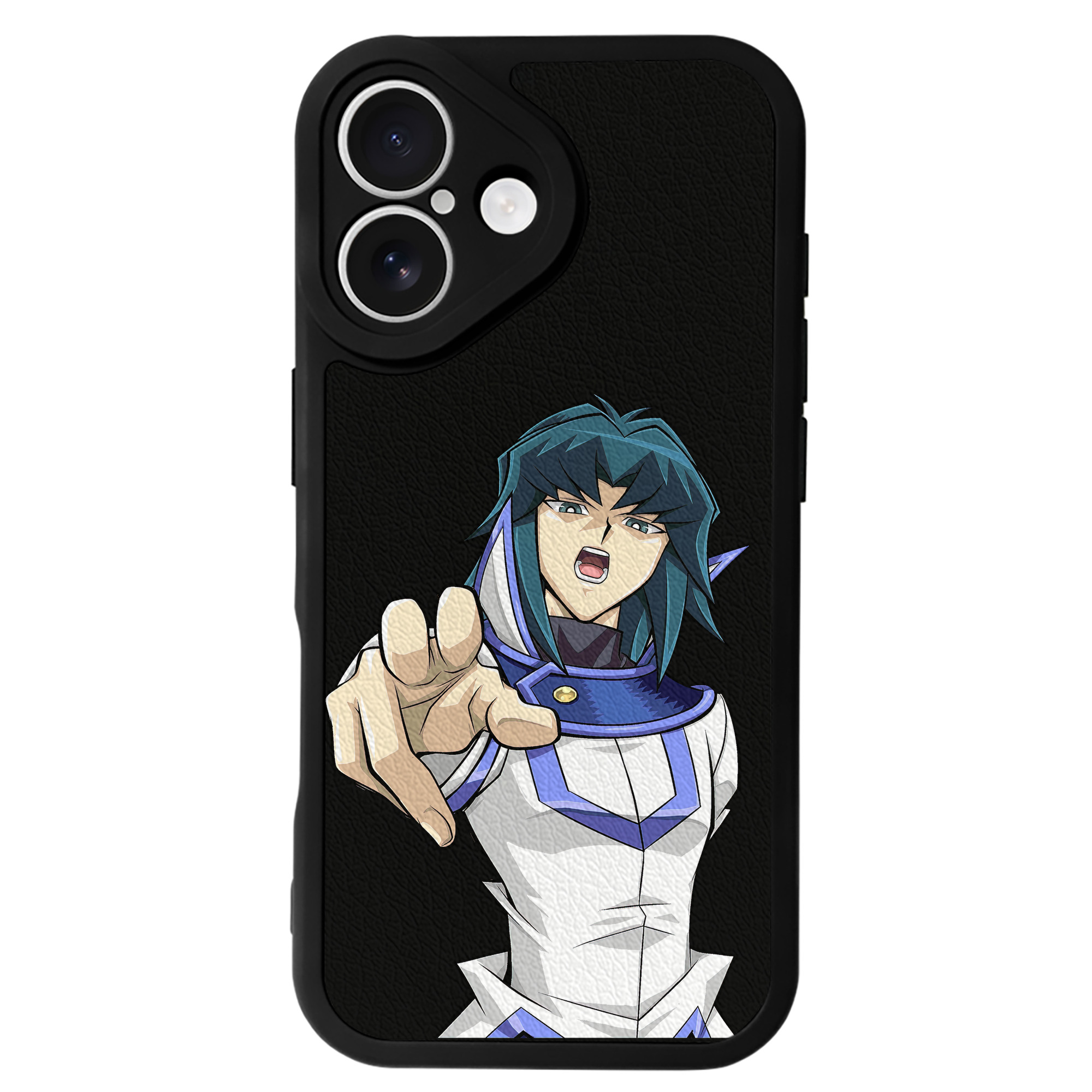 遊☆戯☆王 Yu-Gi-Oh! 【iPhone 16シリーズ対応】シリコンスマホケース（レザー調） 材質：シリコン